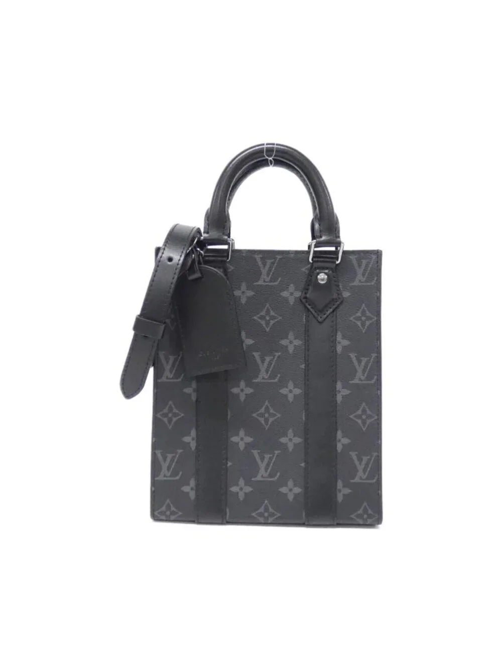 Louis Vuitton Monogram Eclipse Sac Plat Mini Bag